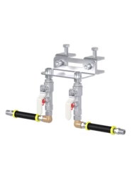 KIT DE INSTALAÇÃO CLASSIC, FUTURA, FLEX, NOVA Standard Duty - Suporte com grampo para viga de 2 pontos, 30 mm (1,18 pol.), incluindo mangueira de 6 pés