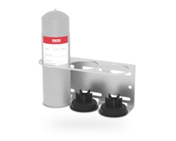 3 point heavy duty c-section bracket 304SS with heavy duty cover and support flange per point