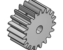 Engranaje de lubricación de fieltro m3 dentado recto