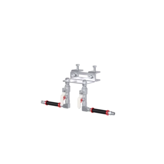 INSTALLATION KIT CLASSIC, FUTURA, FLEX, NOVA Standard Duty 2-point 30&nbsp;mm (1.18&nbsp;inch) beam clamp mount incl. 6 ft hose 
