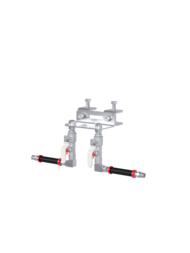 SET DE MONTAJE CLASSIC, FUTURA, FLEX, NOVA Standard Duty para 2 puntos con pinza<br /> de montaje 30 mm