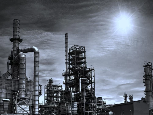 an industrial facility