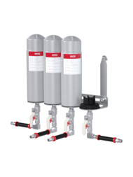 SET DE MONTAJE STAR Standard Duty para 4 puntos<br /> con pinza de montaje 30 mm incluidos 40 ft / 12.2 m de manguera