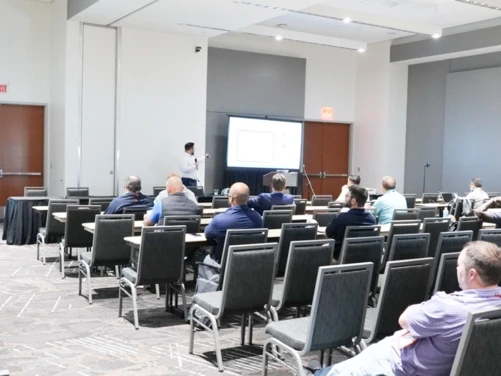 Attendees at SMRP 2026 participate in an educational session focused on maintenance and reliability best practices.