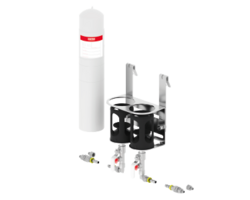 ANSCHLUSSTEILE SET STAR 500 Heavy Duty 2-fach Schutzgitter ohne Schlauch