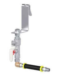KIT DE INSTALAÇÃO CLASSIC, FUTURA, FLEX, NOVA Standard Duty - Suporte de fixação para gaiola com 1 ponto, inclui mangueira de 3 pés