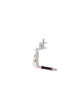 INSTALLATION KIT CLASSIC, FUTURA, FLEX, NOVA Standard Duty 1-point 30 mm (1.18 inch) beam clamp mount incl. 3 ft hose
