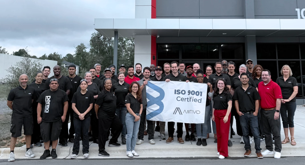 an image of the perma USA team after obtaining its ISO certification