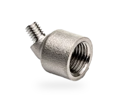 45 deg elbow 1/4 BSP female to M6 x 1.0 316SS