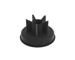 Flange support with integrated cover clip
