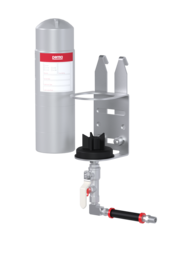 SET DE MONTAJE STAR Heavy Duty para 1 punto<br /> con colgador incluidos 10 ft / 3 m de manguera