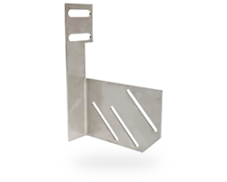 Soporte derecho para cepillo lubricador para grandes cadenas<br />