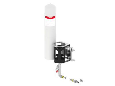 ANSCHLUSSTEILE SET STAR 500 Heavy Duty 1-fach 65 mm Montageklemme ohne Schlauch