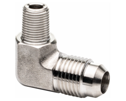 Elbow 90 degree 9/16 JIC male to 1/8 BSP to male 316SS