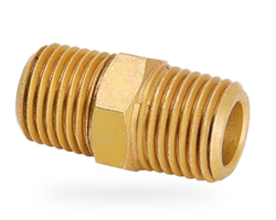 Niple sextavado 1/4" NPT macho