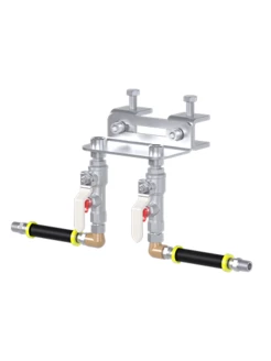 KIT DE INSTALAÇÃO CLASSIC, FUTURA, FLEX, NOVA Standard Duty - Suporte com grampo para viga de 2 pontos, 30 mm (1,18 pol.), incluindo mangueira de 6 pés