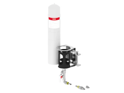 ANSCHLUSSTEILE SET STAR 500 Heavy Duty 1-fach 65 mm Montageklemme ohne Schlauch