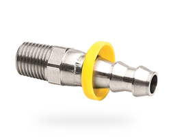 Conector de mangueira 1/4" NPT macho para mangueira iØ 3/8" push on