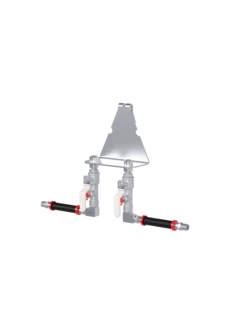 SET DE MONTAJE CLASSIC, FUTURA, FLEX, NOVA<br /> Standard Duty para 2 puntos<br /> con soporte colgador