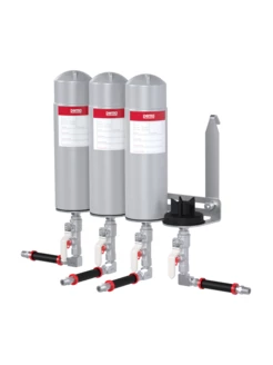 SET DE MONTAJE STAR Standard Duty para 4 puntos<br /> con pinza de montaje 30 mm incluidos 40 ft / 12.2 m de manguera