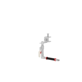 INSTALLATION KIT CLASSIC, FUTURA, FLEX, NOVA Standard Duty 1-point 30&nbsp;mm (1.18&nbsp;inch) beam clamp mount incl. 3 ft hose