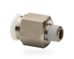 Tube connector 1/8" NPT M for tube oØ 3/8"