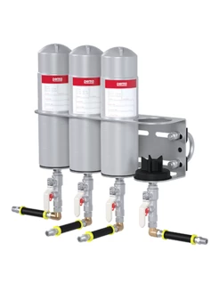 Kit STAR Heavy Duty de 4 pontos para montagem em trilho com mangueira de 40 pés