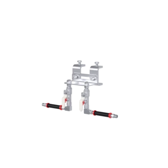INSTALLATION KIT CLASSIC, FUTURA, FLEX, NOVA Standard Duty 2-point 65&nbsp;mm (2.56&nbsp;inch) beam clamp mount incl. 6 ft hose 