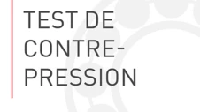 Contre-pression ou pression d‘injection sur le point de lubrification
