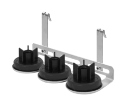 3 point standard duty cage hanger bracket 304SS with support flange per point