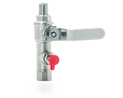 Raccord pour purge avec soupape manuelle R1/4e x G1/4i<br />