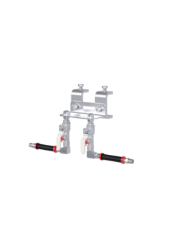 SET DE MONTAJE CLASSIC, FUTURA, FLEX, NOVA<br /> Standard Duty para 2 puntos con pinza de montaje 65 mm