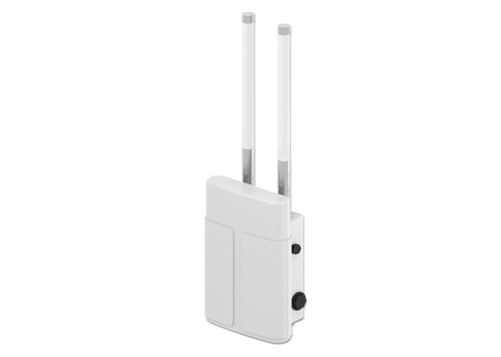 Standalone LoRa gateway with dual antennas, used for long-range wireless connection and monitoring of perma automatic lubricators.