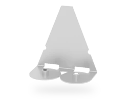 2 point standard duty cage hanger bare bracket 304SS