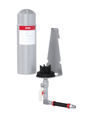 SET DE MONTAJE STAR Standard Duty para 1 punto<br /> con colgador incluidos 10 ft / 3 m de manguera