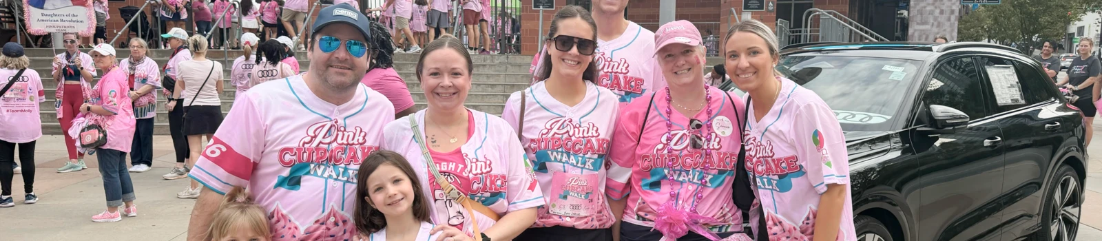 Standing with Survivors, Thrivers and Fighters at the Pink Cupcake Walk