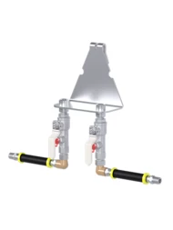 KIT DE INSTALAÇÃO CLASSIC, FUTURA, FLEX, NOVA Standard Duty - Suporte de fixação para gaiola com 2 pontos, inclui mangueira de 6 pés