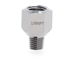 Manguito de reducción 1/8" NPT M x G1/4 F