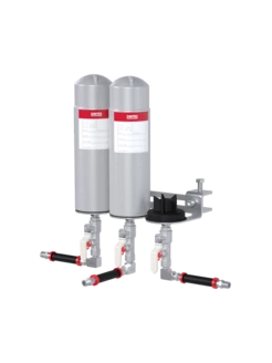 SET DE MONTAJE STAR Standard Duty para 3 puntos<br /> con pinza de montaje 30 mm incluidos 30 ft / 9.1 m de manguera