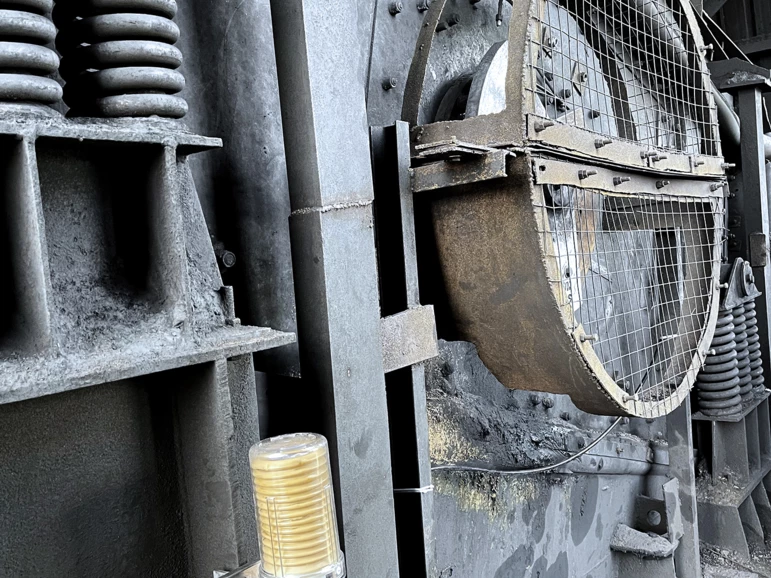 perma ULTRA mounted to heavy industrial machinery