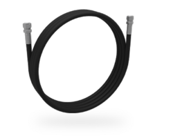 Hose High Pressure Hydraulic R7 iØ 3/8" crimped 15ft black