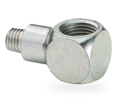 Angle 90° 1/4-28 UNF male x 1/8" NPT female