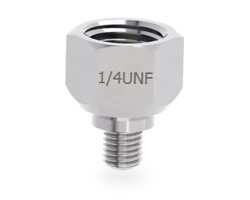Reductor 1/4-28 UNF macho x G1/4 hembra (Acero inoxidable)
