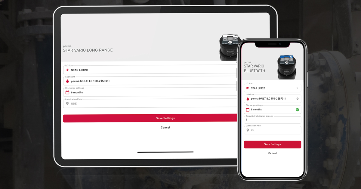 lubrication monitoring system dashboard with real time data