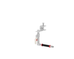 INSTALLATION KIT CLASSIC, FUTURA, FLEX, NOVA Standard Duty 1-point 30&nbsp;mm (1.18&nbsp;inch) beam clamp mount incl. 3 ft hose