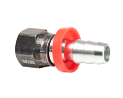 Hose end 3/8 ID hose to 9/16 JIC female swivel