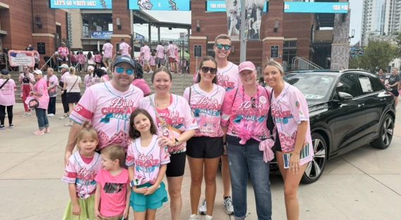 Standing with Survivors, Thrivers and Fighters at the Pink Cupcake Walk